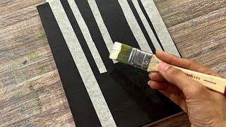 Easy way to paint a forest | Acrylic painting techniques for beginners