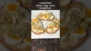 Irresistible Sticky Egg Toast Breakfast