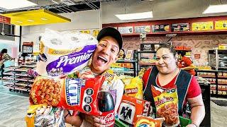 Agarra TODO lo que puedas del OXXO YO PAGO!! (En el Barrio)