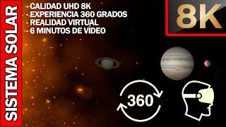 ▷ Sistema Solar  UHD 8K 360º VR Entre planetas 🪐 Descarga gratis este vídeo en GrupoAudiovisual.com