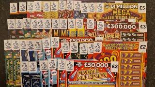 £138 Mix of UK Allwyn National Lottery Scratch Cards One Year Anniversary Celebration 