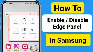 How To Enable Or Disable Edge Panel in Samsung Phone?