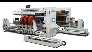 TB6.CM "FULL AUTOMATIC" CENTRE DRIVEN HEAVY DUTY SLITTER REWINDER WITH INDIVIDUAL REWIND STATIONS