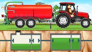 Farm Equipment: Sewage Treatment & Liquid Manure Spreader Trailer  | Vehicles Farm