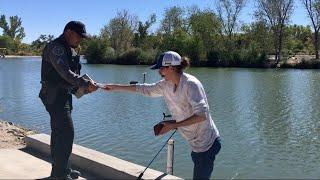 Game Warden Got Me! Albuquerque Trout Fishing