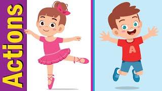 Action Verbs Vocabulary Chant for Children | English Vocabulary | Fun Kids English