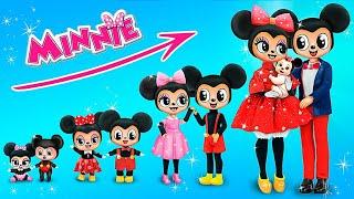 Mickey and Minnie Mouse Growing Up! 30 LOL OMG DIYs