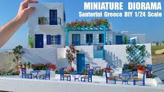 Santorini Diorama DIY - Build a REALISTIC Miniature Scale Model of Greece in 1/24 Scale