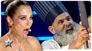 Psycho Chef TERRIFIES The Judges on Spain's Got Talent!