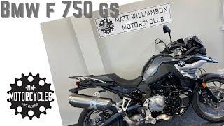 BMW F 750 GS Sport | Factory Low Seat Height Reduction | Matt Williamson Motorcycles