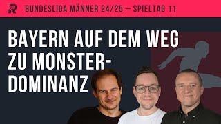 ANALYSE SPIELTAG 11: Kompanys Monster-Bayern, Eintracht verdienter Platz 2, Krise in Leipzig