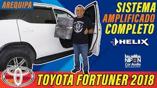 Toyota Fortuner 2018 Sistema Amplificado Completo Helix.