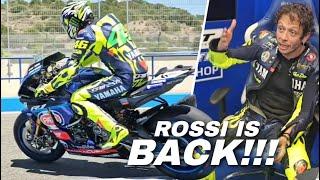 FANTASTIC!!! Valentino Rossi Rides WorldSBK Bike in Jerez Circuit #valentinorossi #worldsbk #wsbk