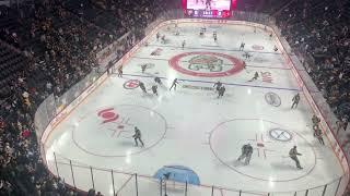 Sidney Crosby takes ice for warmups in Halifax