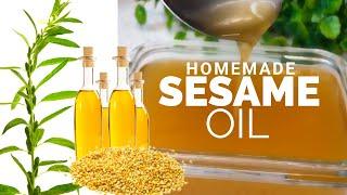 How to Make Sesame Oil At Home | No Additives Added | Homemade Oil