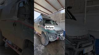 BEFORE vs AFTER #parati #foryou #fyp #antesdespues #4x4 #beforeafter #iveco4x4