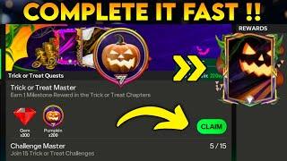 HOW TO COMPLETE MILESTONE IN TRICK OR TREAT EVENT DAILY QUEST GET PUMPKIN IN EA FC FIFA MOBILE 24 25