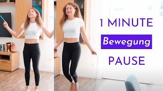 1 MINUTE Home Office WORKOUT I Mini Workouts für die Arbeit OHNE MEHRAUFWAND