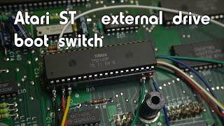 Atari ST external drive boot switch