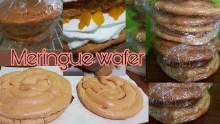 Meringue wafer | Happiness in Baking by:Helen A.