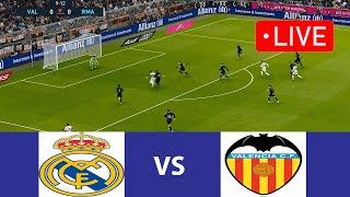 LIVE: Real Madrid vs Valencia | Premier League I Real Madrid Football Live Match Today I Pes 21