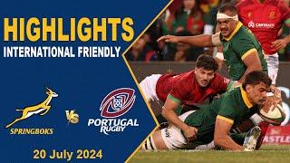South Africa vs Portugal Highlights | Test Match Rugby 2024