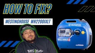 How to repair a portable inverter generator. Westinghouse shuts down, lacks power. Wh2200iXLT