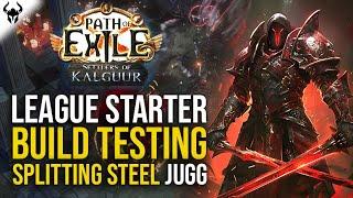 Splitting Steel Juggernaut... Could It Be A Viable League Starter Build for 3.25?
