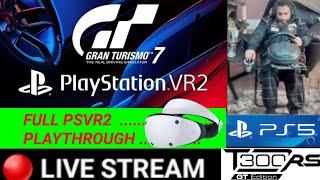 GT7 - Day 356 (VR Day 1) - LIVE GAMEPLAY - PSVR2 - TCS OFF - Manual + Clutch - Ai on Hard - v1.29