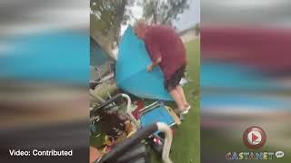 Windstorm causes mayhem