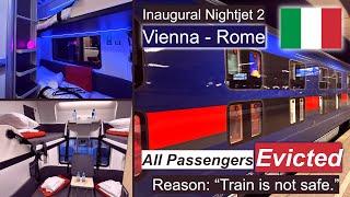 ÖBB Nightjet 2 Inaugural Train Vienna - Rome FAILURE: Train ended in Florence