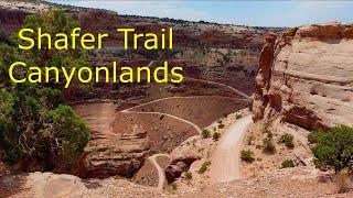 DRIVING SHAFER TRAIL TO POTASH ROAD TO MOAB UTAH FROM CANYONLANDS NATIONAL PARK | SHAFER CANYON