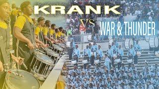 KRANK vs War & Thunder | UAPB vs Jackson State Drumline Battle 2024