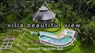 villa Tabanan Bali pemandangan super wow dijual