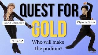 Ilia Malinin's Quest for Gold 2025 World Figure Skating Championships Men's Top 12 Preview ️