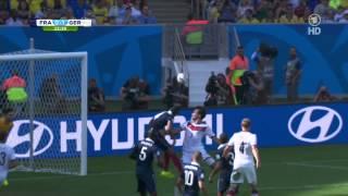 FIFA WM 2014 - Frankreich vs. Deutschland GOAL Hummels 1-0 (04.07.2014)