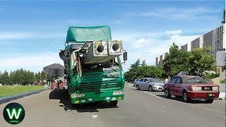 Tragic! Best Of Dangerous Biggest Trucks Crashes Filmed Seconds Before Disaster, What Went Wrong?