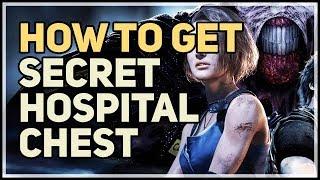 How to get secret Hospital Courtyard Chest Resident Evil 3 Remake