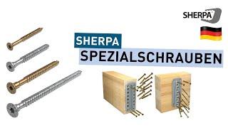 SHERPA Spezialschraube - Die Systemschraube für mehr Sicherheit und Leistung im Holzbau 