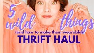 Thrift Haul 2024 | Buying wild things to create personal style