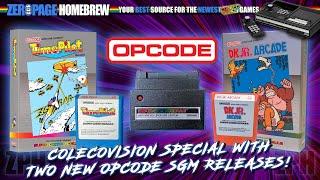 ColecoVision Opcode Games Unboxing Special! SNEAK PEEK AT SGM2! DK Jr. Arcade & Time Pilot!