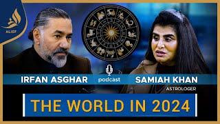 Astrologer Samiah Khan with Irfan Asghar | The World in 2024 | Bari Baat Hai | Podcast | Alief Tv
