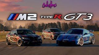 BMW M2 v Civic Type R v 911 GT3 - Track Battle ft. NEW Nankang CR-S