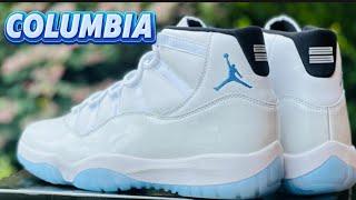 Jordan 11 Columbia Legend blue 2024 review & on foot!  OG form at last!