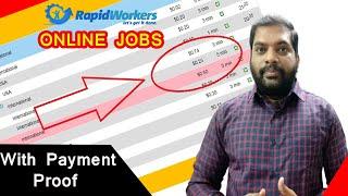 How to earn money on rapidworkers with payment proof online jobs|trusted online jobs