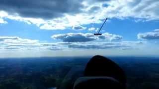 Segelflug im Sauerland bei sehr guter Thermik