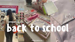 Back to School Prep  | Shopping & Haul + Uni Bag Setup  | COLLEGE DIARIES  | Philippines