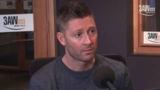 Michael Clarke tells Neil Mitchell about his fractured relationships from cricket