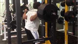 Mike Guidry Squats 600 lbs (Raw)