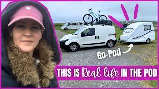 What LIFE is like travelling in a Go-Pod MICRO CARAVAN | Outer Hebrides (Part 13) | VLOG 32